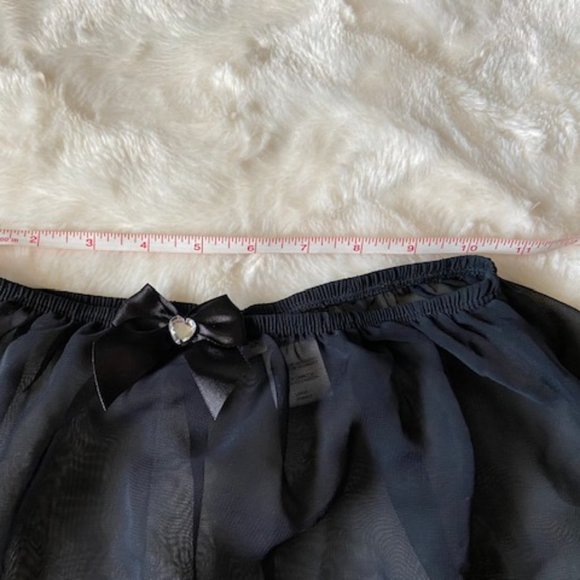 Jacques Moret Sheer Black Ballet Dance Skirt Tutu Girls Size L - Picture 5 of 7